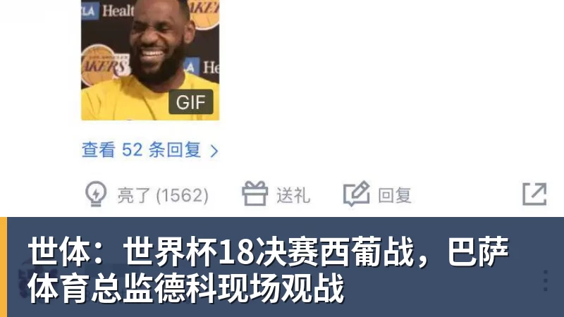 世体:世界杯18决赛西葡战,巴萨体育总监德科现场观战