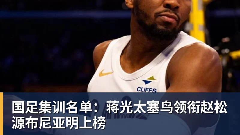 国足集训名单：蒋光太塞鸟领衔赵松源布尼亚明上榜
